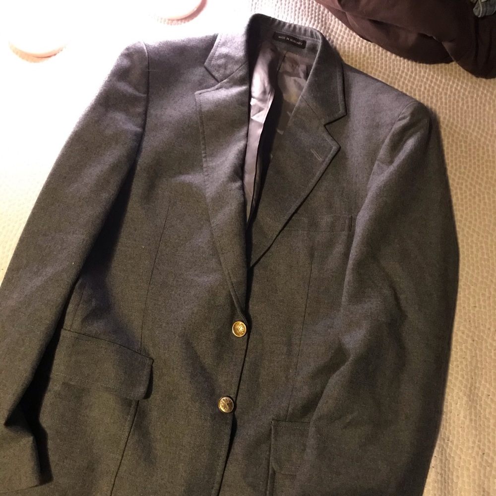 M Winthrop and Wales Dark Grey Blazer